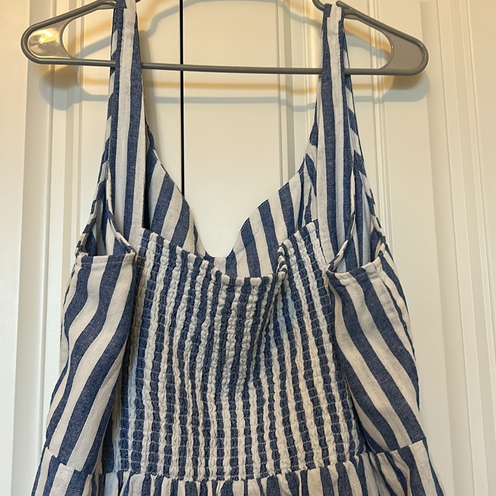 Old Navy denim and White Stripe 2X dress - Picture 5 of 6